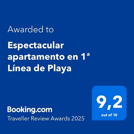 Espectacular Apartamento En 1ª Linea De Playa Benidorm Exterior photo